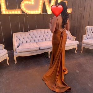 Copper Evening Dress